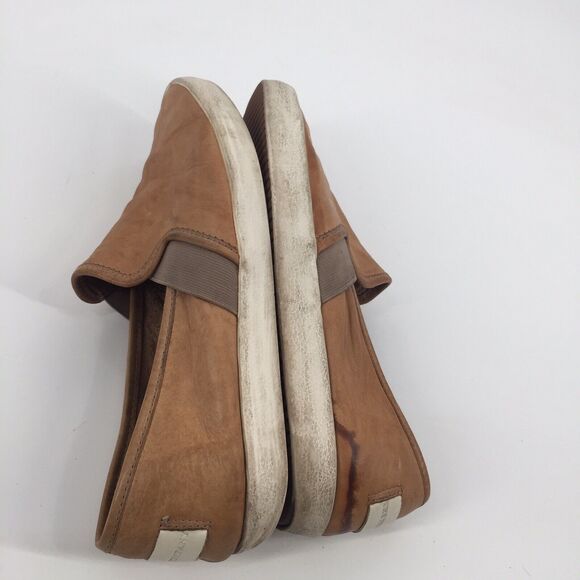 The Frye Company Dylan Leather Loafers Size 8 M Womens Brown Slip On Flats - Picture 6 of 8